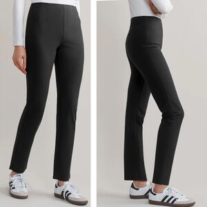 RHONE Black Straight Leg Pants